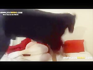 Loverly MILF has a good dog fuck